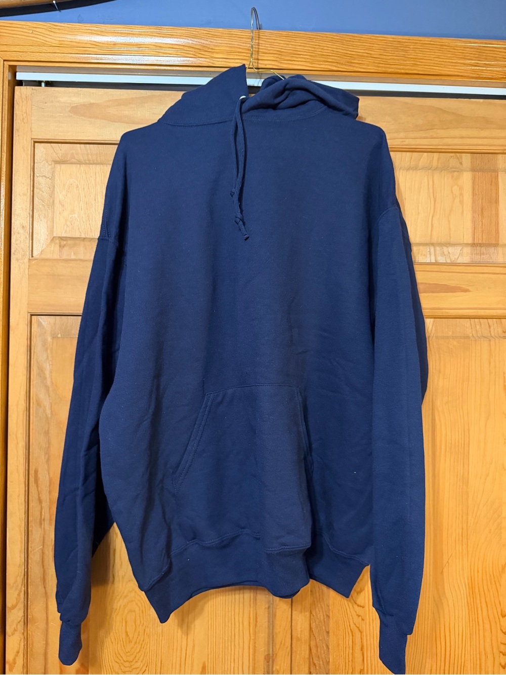 Jerzees Navy Blue Pullover Hoodie